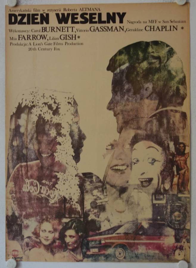 Eine Hochzeit originales polnisches Filmplakat